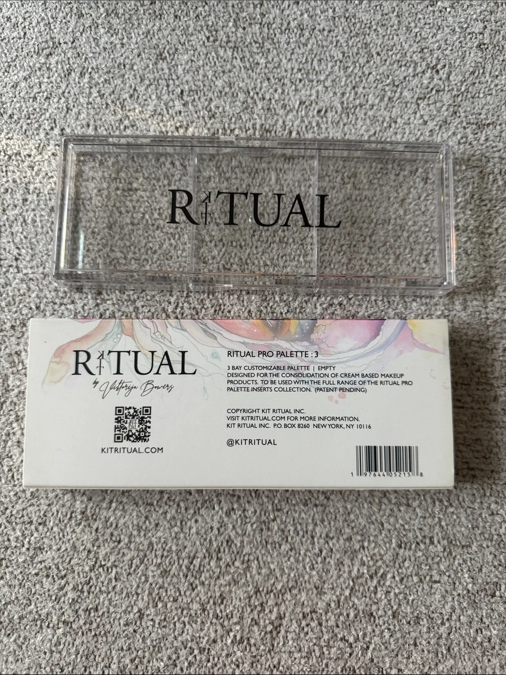 Ritual Clear 3-Slot Makeup Palette